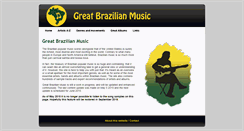 Desktop Screenshot of greatbrazilianmusic.com